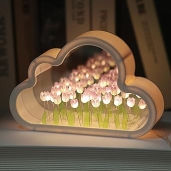 Tulips Mirror Night Light